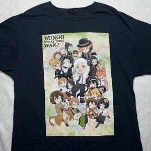 Bungo Stray Dogs Wan! cute anime size M graphic tee shirt worn once like new